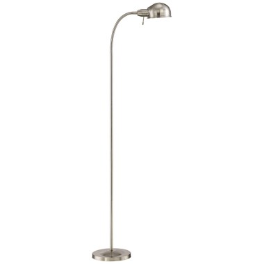 360-Lighting-Ridley-Modern-Standing-Task-Floor-Lamp-61-Tall-Satin-Nickel-Silver-Adjustable-Gooseneck-Arm-Bright-Lighting-for-Living-Room-Reading-House-Decor-Bed-8